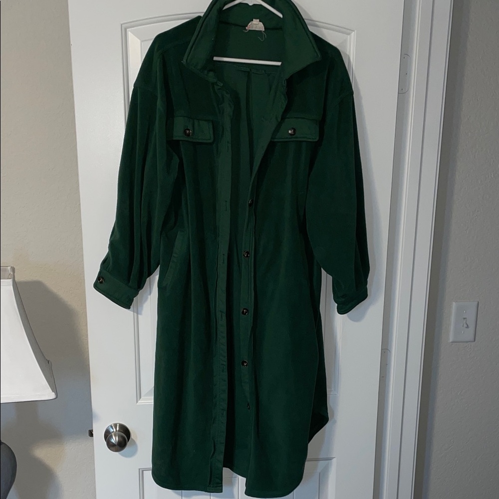 BiBi Dark Green Long Coat
